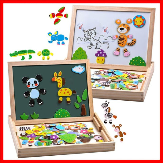 Wooden White Board Puzzle