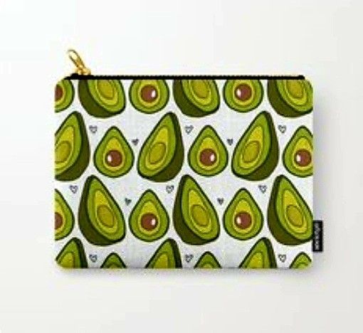 AVACADO ZIPPER POUCH (FILE)