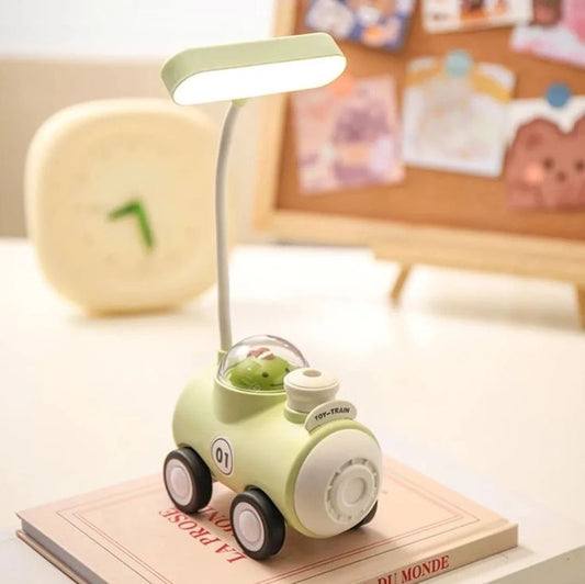 train lamp & sharpner