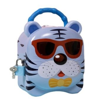 Tiger Face Lockable Piggy Bank