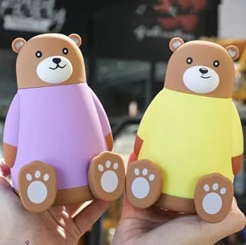Teddy Glass Bottle