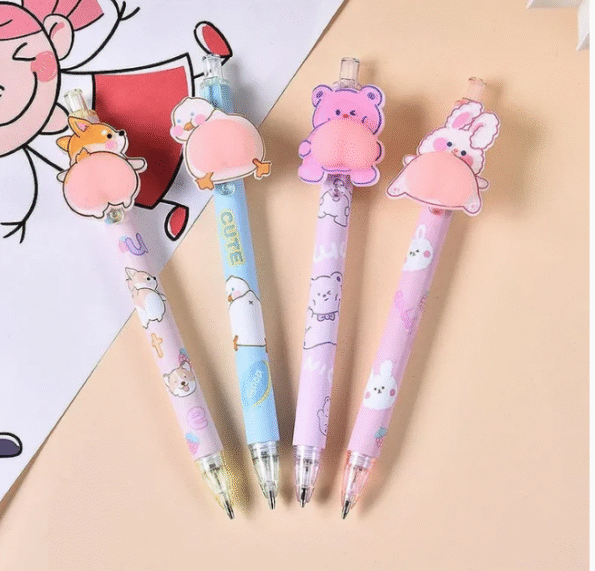 Bunny and duck pencil